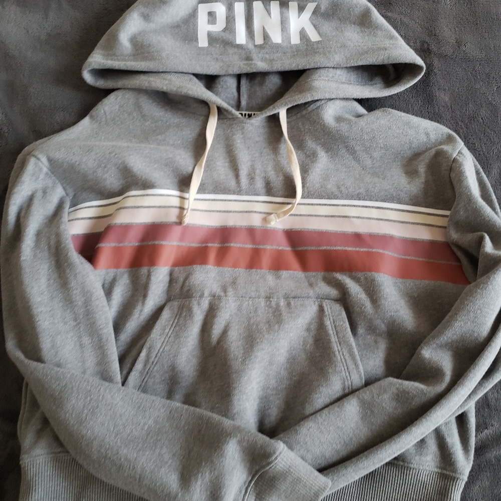 Cropped Pink hoodie size XS